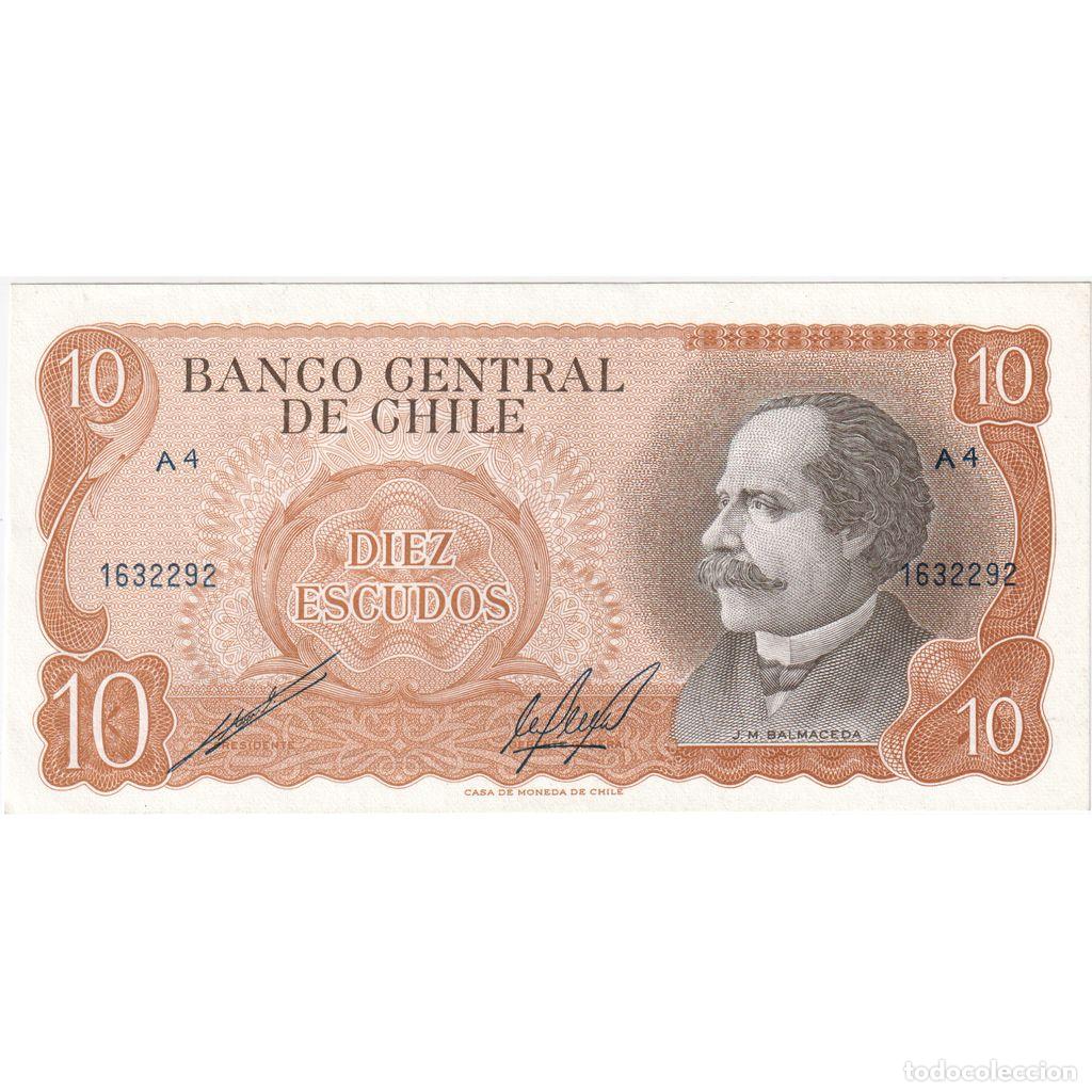 Billetes extranjeros: [#233354] Chile, 10 Escudos, SC - Foto 1