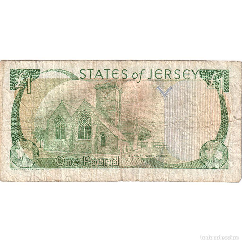 Billetes extranjeros: [#1232780] Jersey, 1 Pound, UNDATED (2000), BC - Foto 2