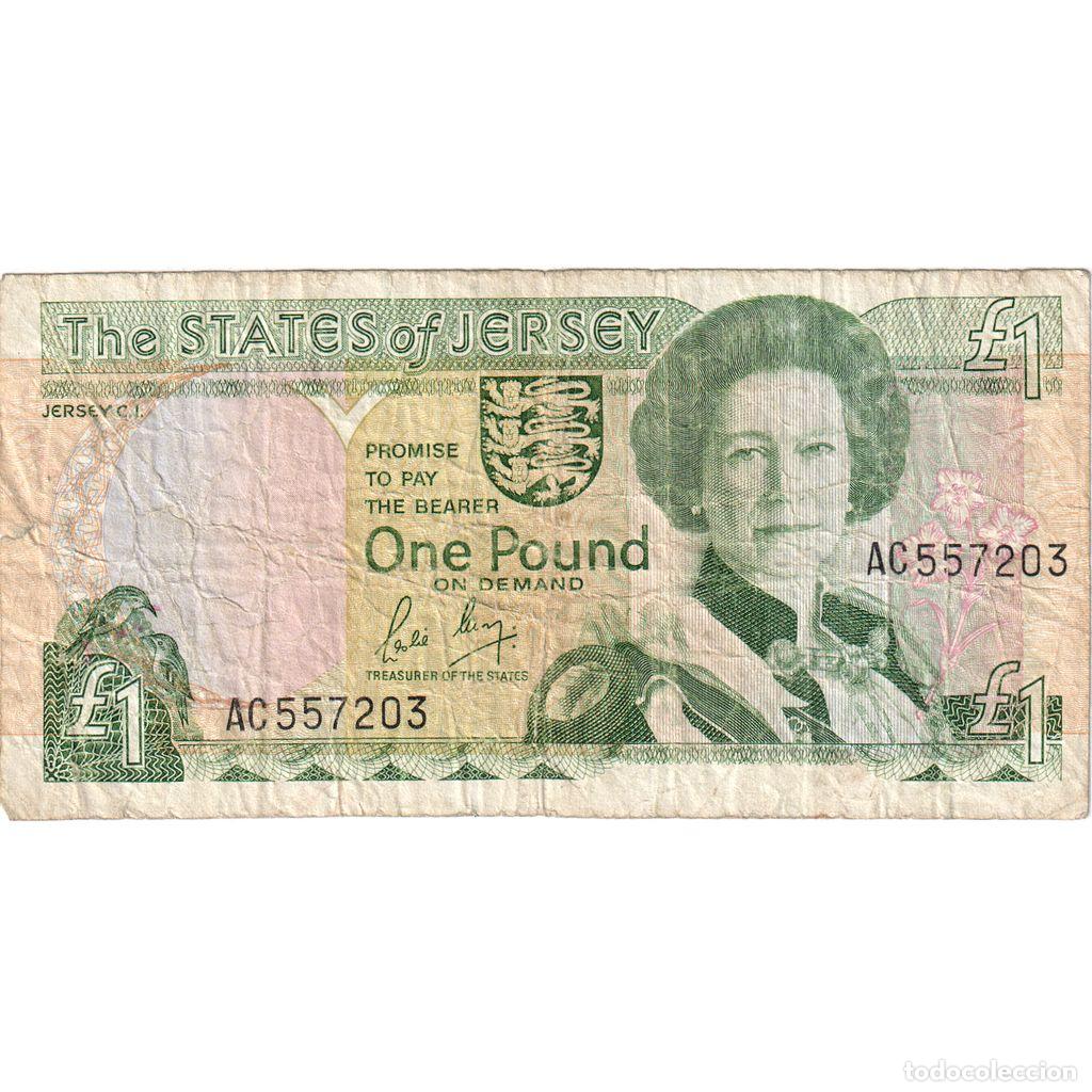 Billetes extranjeros: [#1232780] Jersey, 1 Pound, UNDATED (2000), BC - Foto 1