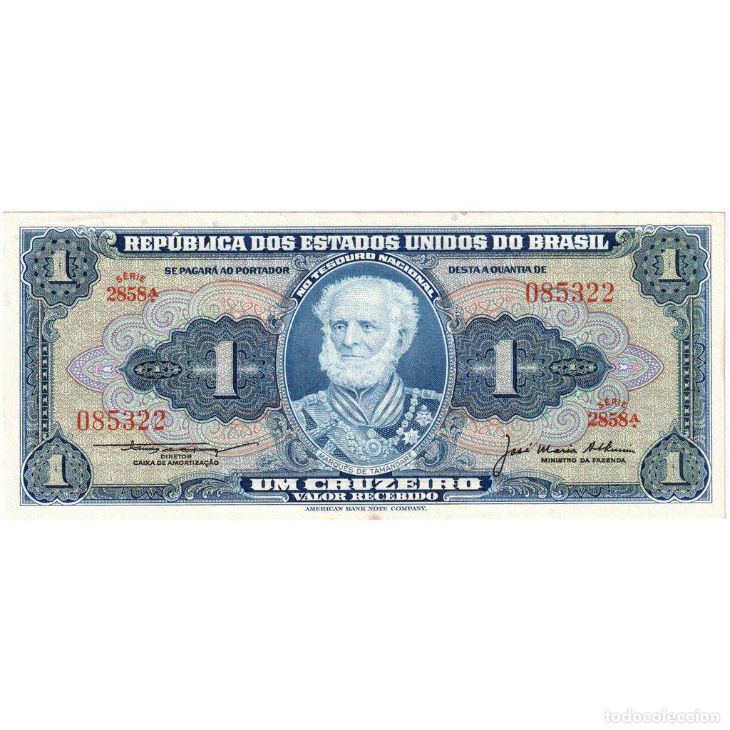 Billetes extranjeros: [#233336] Brasil, 1 Cruzeiro, UNC - Foto 1