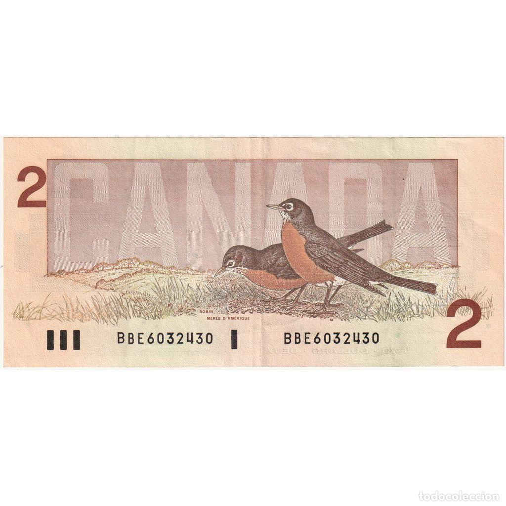 Billetes extranjeros: [#233418] Canad&aacute;, 2 Dollars, Undated (1986), BC - Foto 2