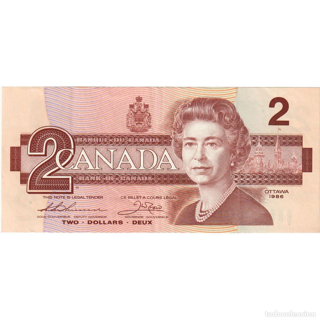 Billetes extranjeros: [#233418] Canad&aacute;, 2 Dollars, Undated (1986), BC - Foto 1