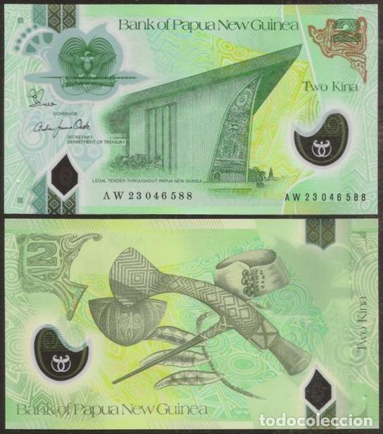 Billetes extranjeros: PAPUA. 2 KINA 2017. S/C. Polimero.