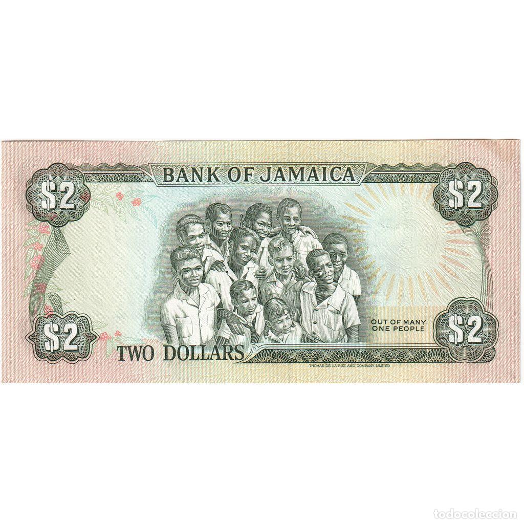 Billetes extranjeros: [#233621] Jamaica, 2 Dollars, UNC - Foto 2