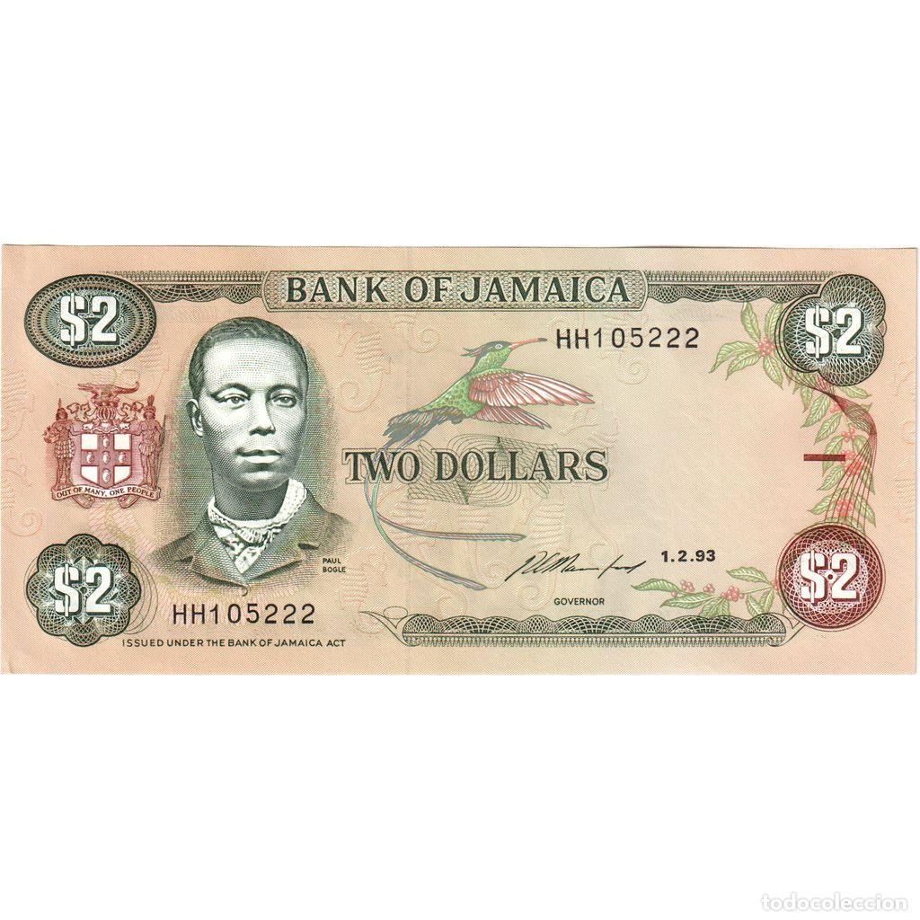 Billetes extranjeros: [#233621] Jamaica, 2 Dollars, UNC - Foto 1
