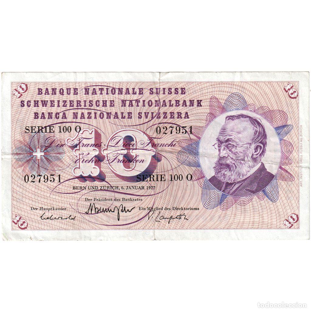 Billets internationaux: [#233595] Suiza, 10 Franken, 1969-01-15, MBC