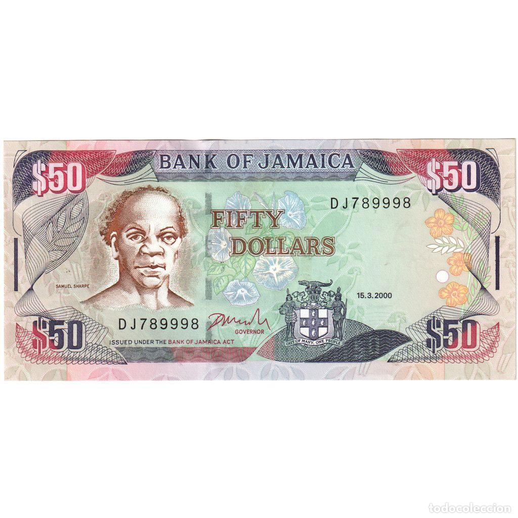 International Banknotes: [#233624] Jamaica, 50 Dollars, 2009-01-15, EBC+