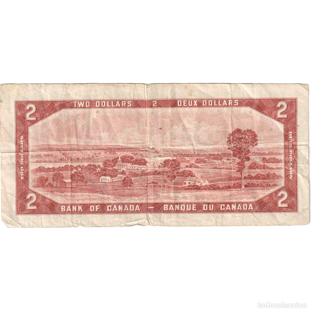 Billetes extranjeros: [#233497] Canad&aacute;, 2 Dollars, BC+ - Foto 2