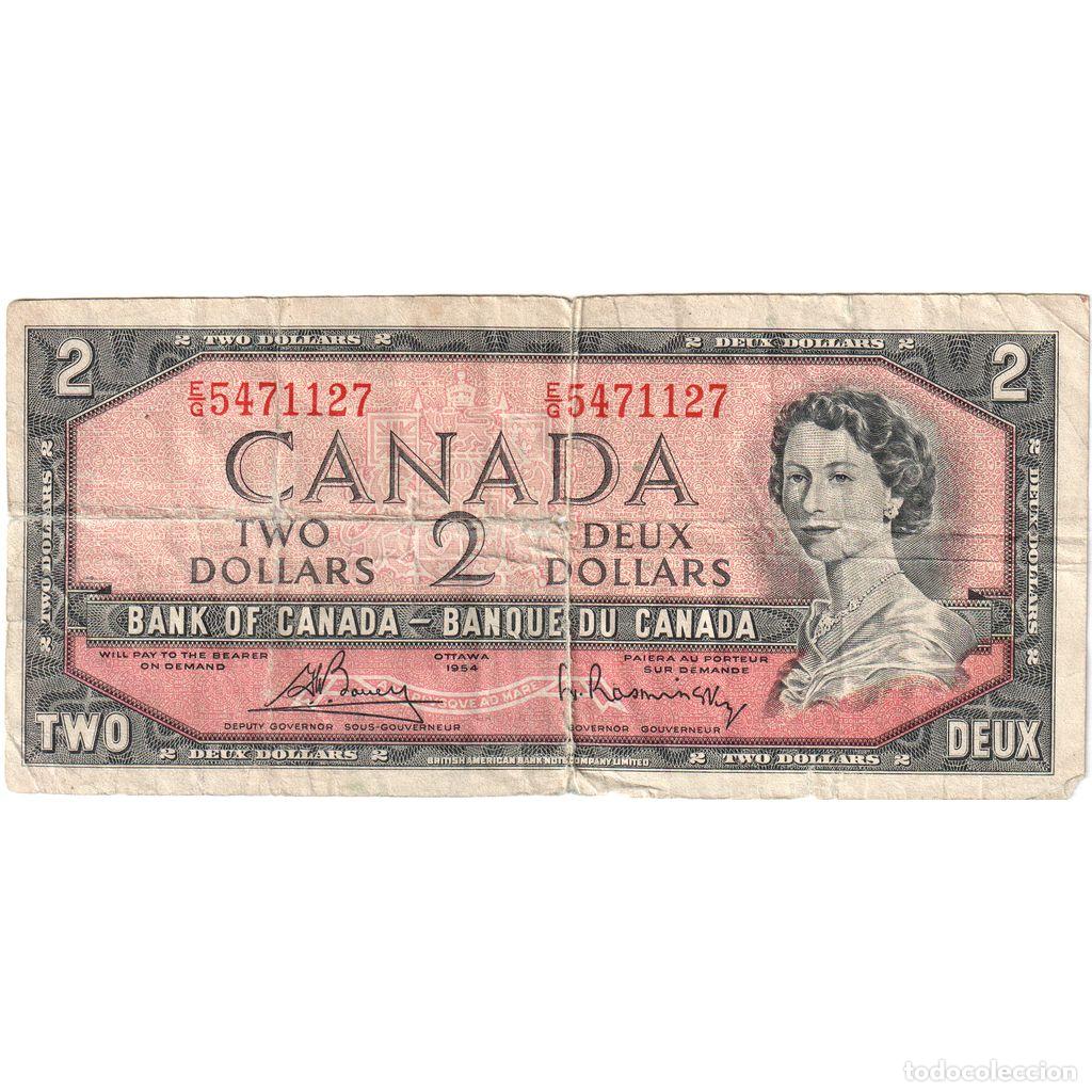 Billetes extranjeros: [#233497] Canad&aacute;, 2 Dollars, BC+ - Foto 1