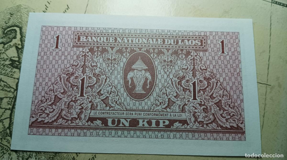 Billetes extranjeros: LAOS - 1 KIP P8 BILLETE - Foto 2