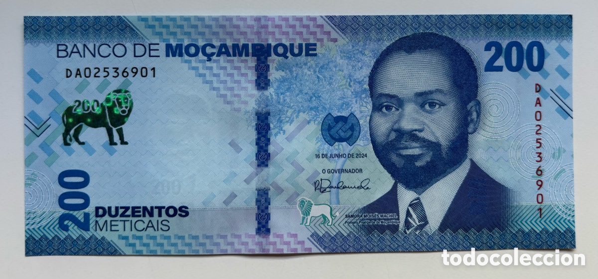 Billets internationaux: Billete MOZAMBIQUE 200 Meticais 2024 SC