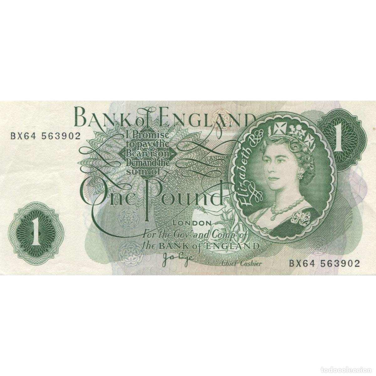 Billets internationaux: [#191143] Billete, 1 Pound, Gran Breta&ntilde;a, KM:374g, UNC