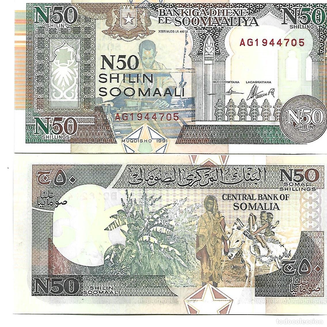 Billetes extranjeros: Billete AFRICA PLANCHA SOOMAALIYA PLANCHA N. BILLETE AG 1944705 EL QUE VES