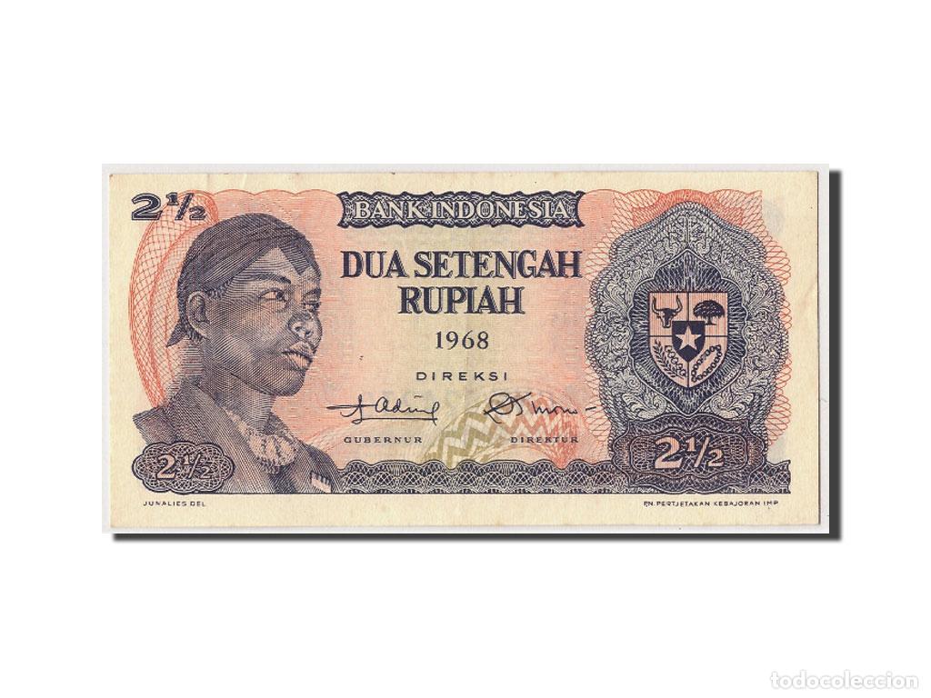 Billets internationaux: [#306491] Billete, 2 1/2 Rupiah, 1968, Indonesia, UNC