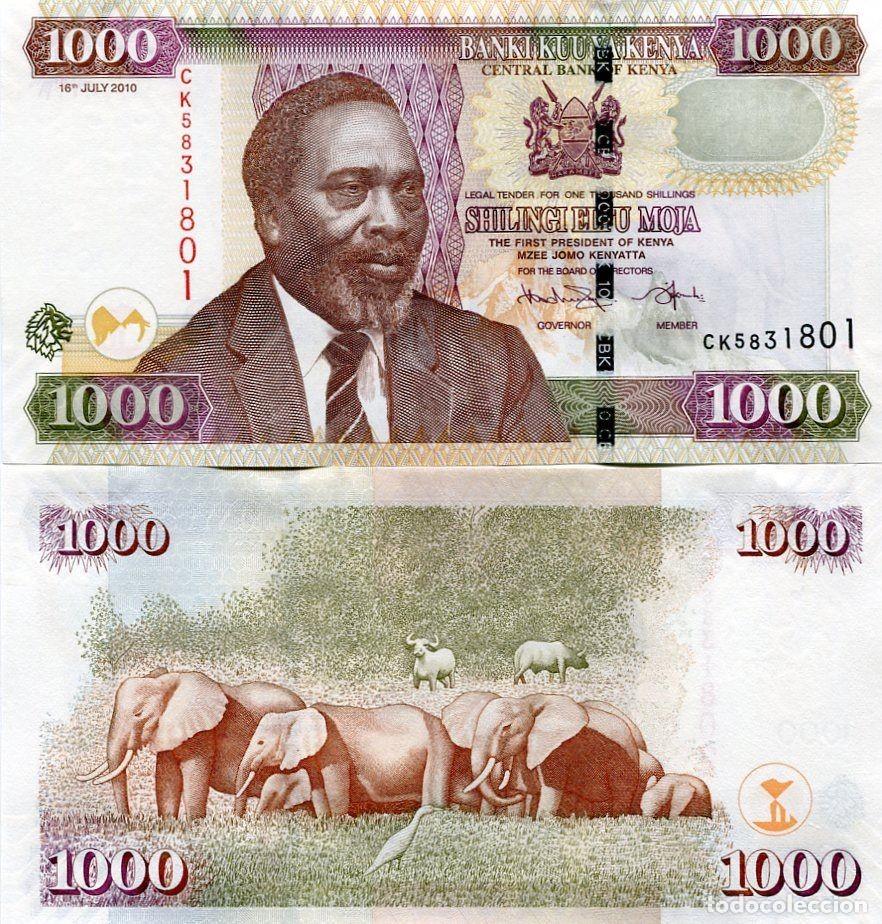 Billetes extranjeros: KENIA 1000 CHELINES 2010 Pick 51e SIN CIRCULAR - Foto 1