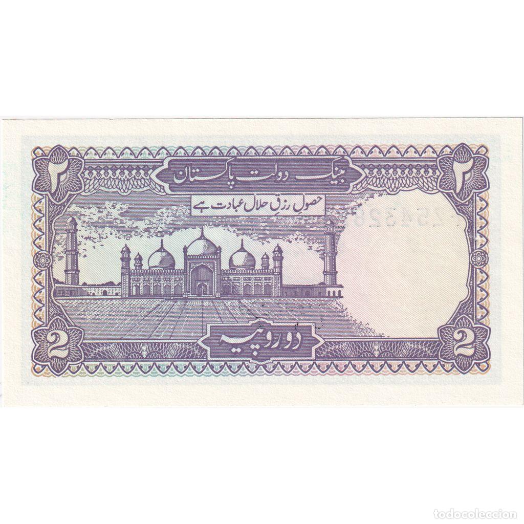 Billetes extranjeros: [#1296940] Pakist&aacute;n, 2 Rupees, UNC - Foto 2