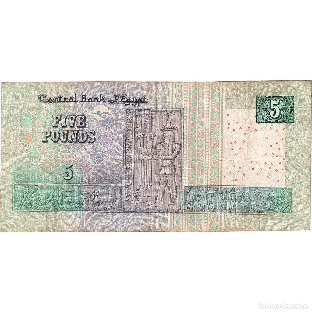 Billetes extranjeros: [#1296951] Egipto, 5 Pounds, BC+ - Foto 2