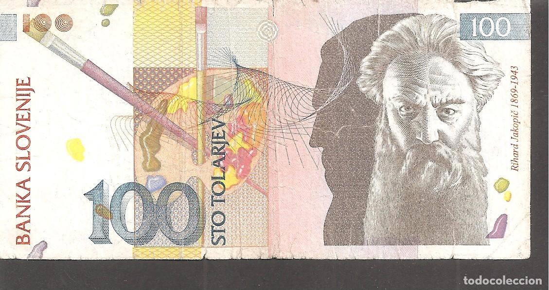 Billetes extranjeros: ESLOVENIA 100 TOLARJEV 1992 - Foto 1