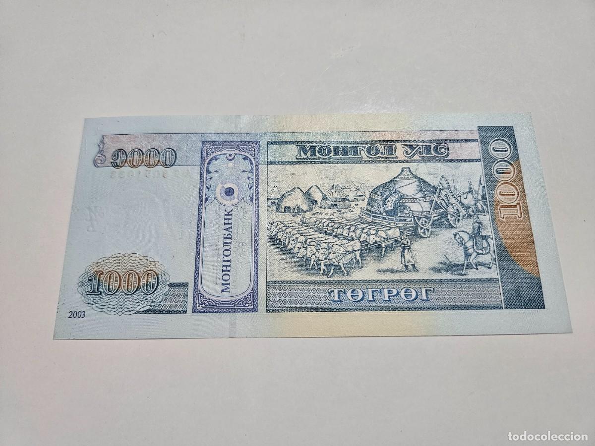 Billetes extranjeros: MONGOLIA 1000 TUGRIK 2003 S/C P=67 - Foto 2