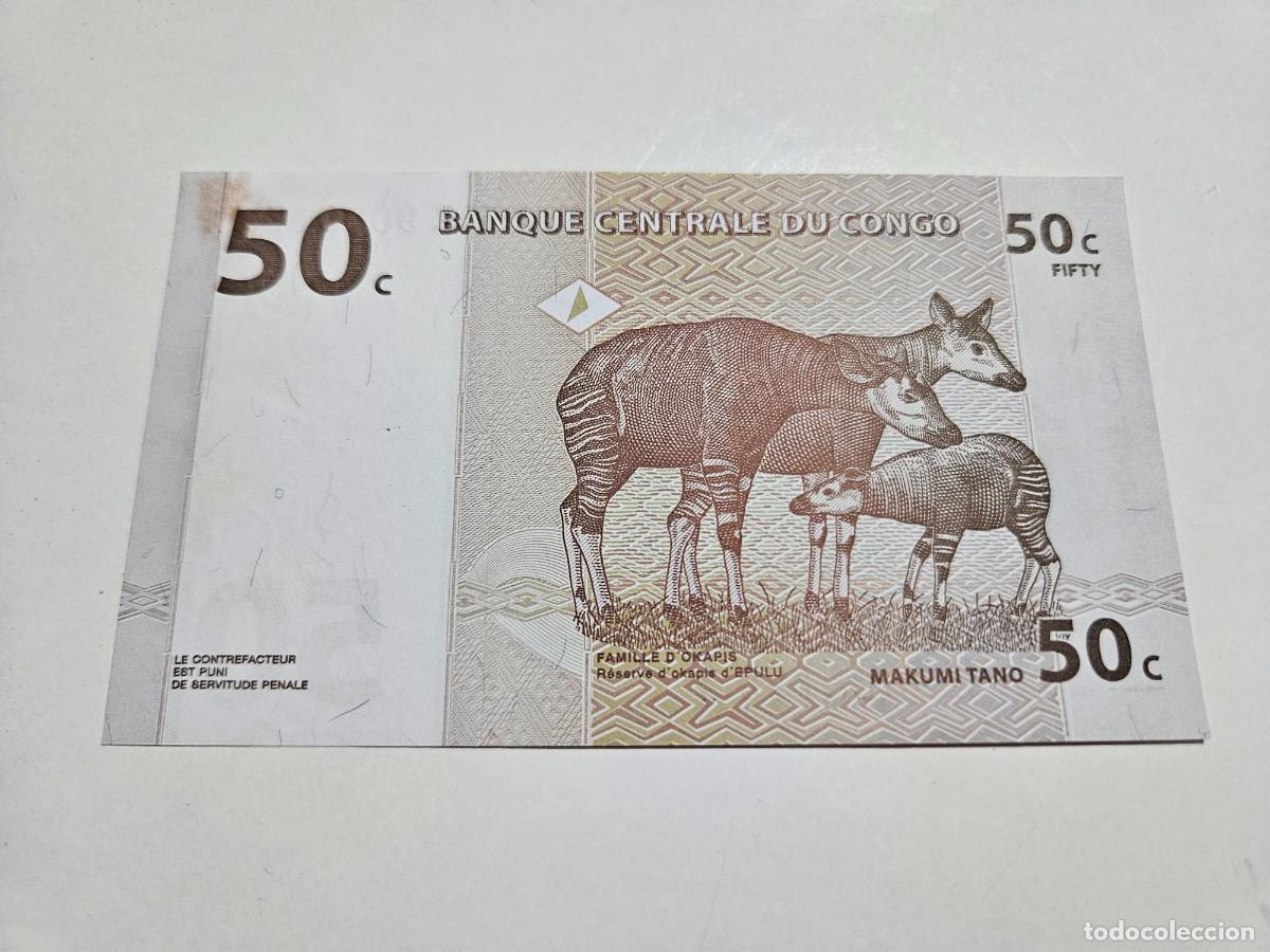 Billetes extranjeros: CONGO 50 CENTIMOS 1997 S/C P=84 - Foto 2