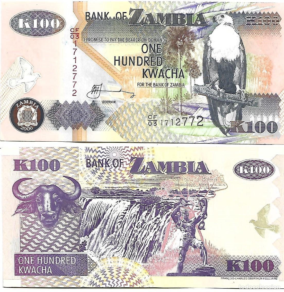 Banconote internazionali: BILLETE DE AFRICA ZAMBIA PLANCHA N. BILLETE 1712776