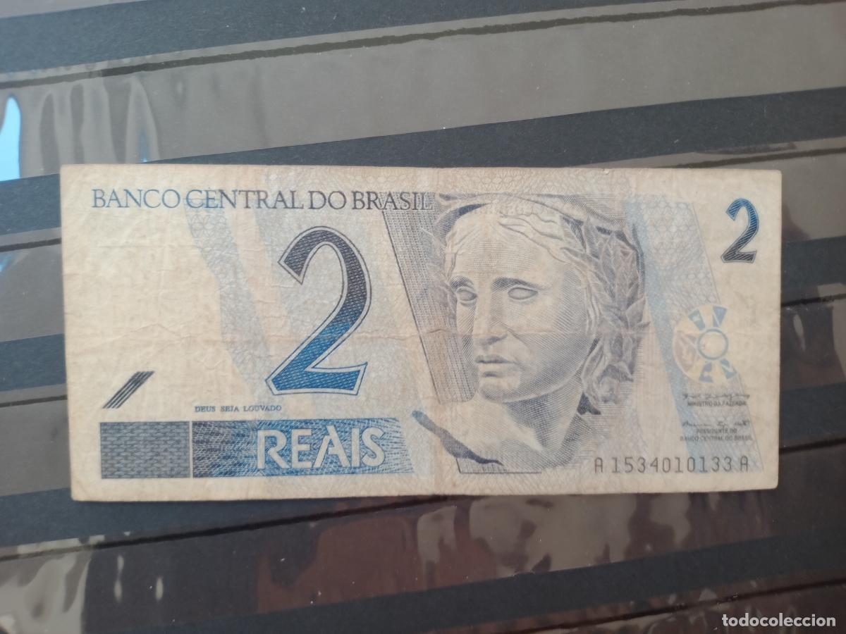 Billetes extranjeros: BRASIL - BILLETE DE 2 REAIS - Foto 1