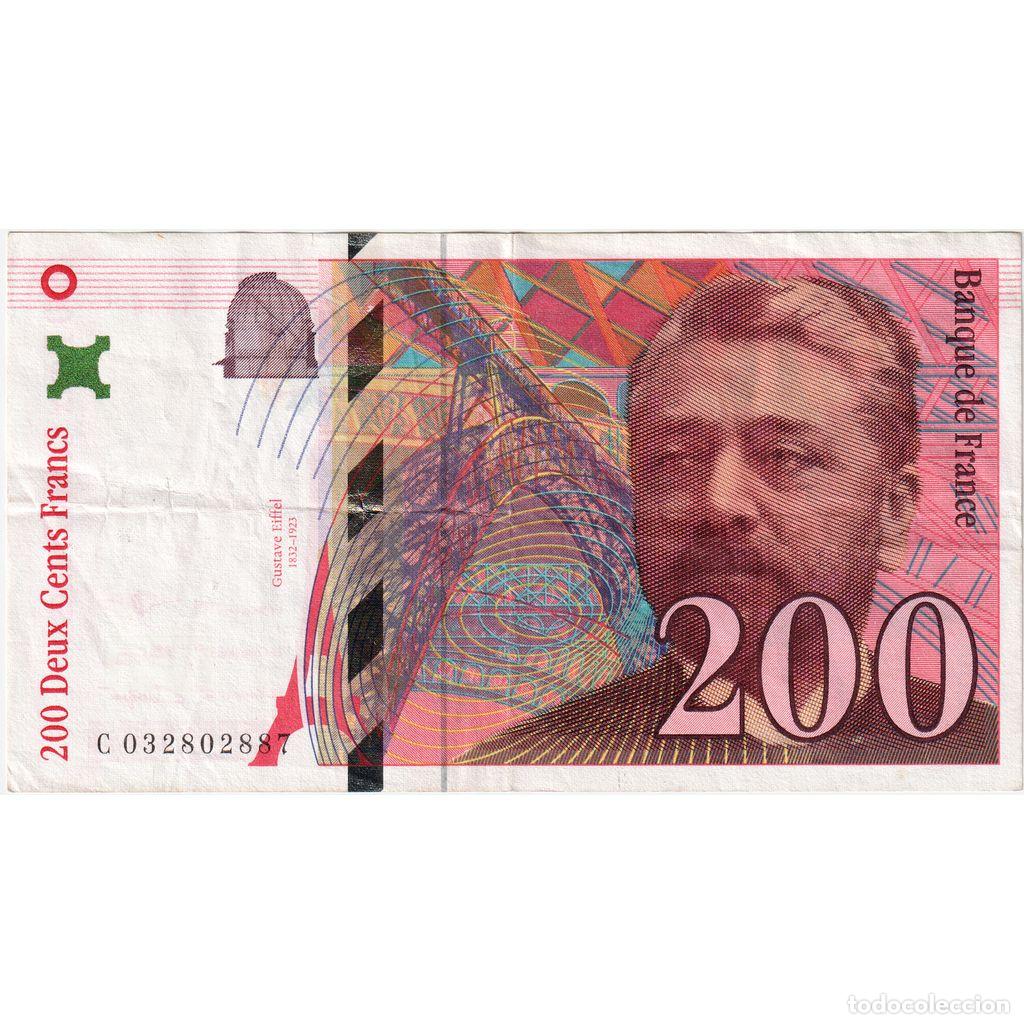 Billetes extranjeros: [#1296853] Francia, 200 Francs, Eiffel, C032802887, MBC - Foto 1