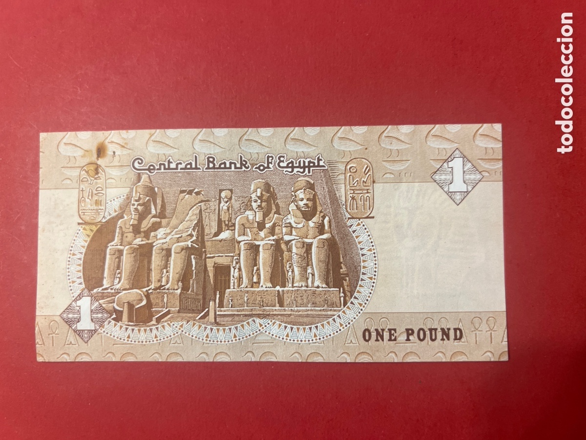 Billetes extranjeros: HB115. BILLETE DE EGIPTO EGYPT 1 POUND - Foto 2