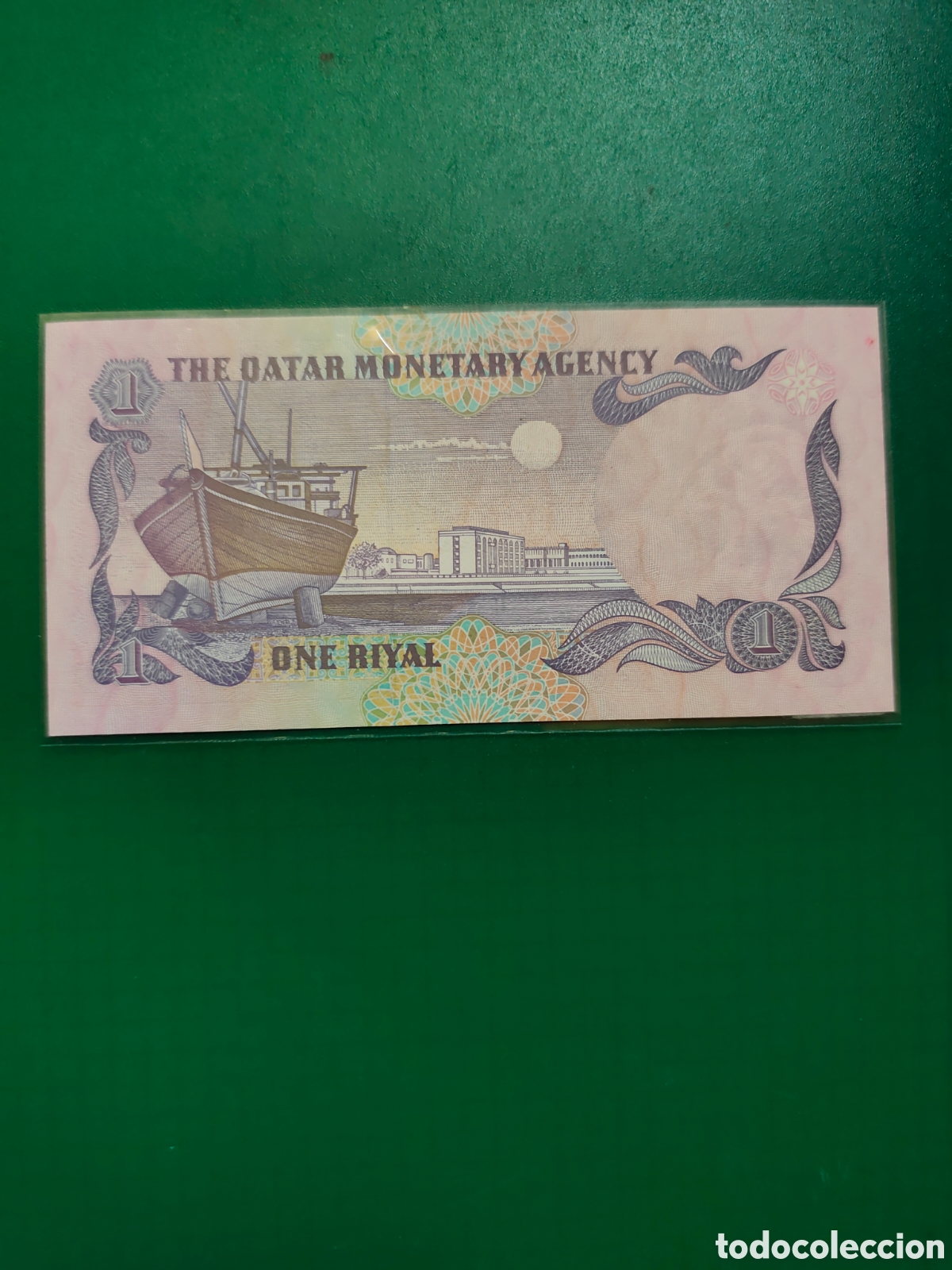 Billetes extranjeros: Billetes Qtar one riyal - Foto 2