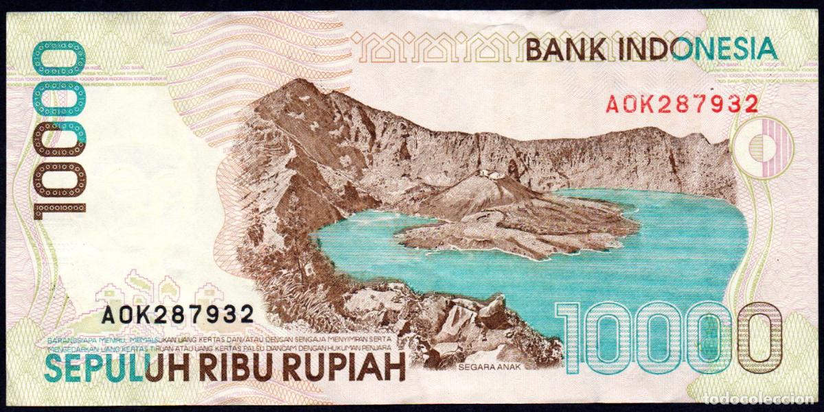 Billetes extranjeros: INDONESIA - 10000 RUPIAS 1998 - Foto 2