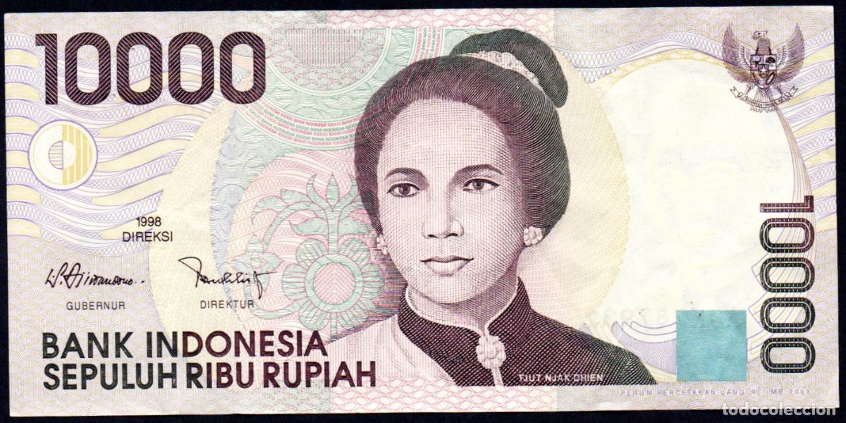 Billetes extranjeros: INDONESIA - 10000 RUPIAS 1998 - Foto 1