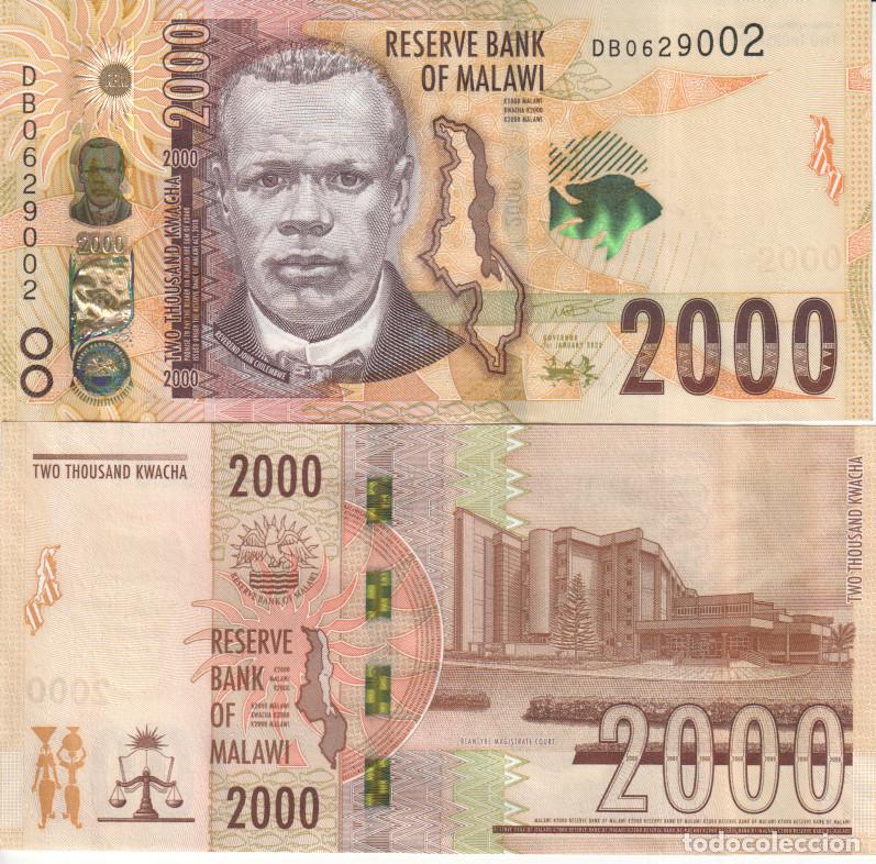 Billetes extranjeros: Malawi 2000 kwacha del 2022 Pick W 70 SC/UNC - Foto 1