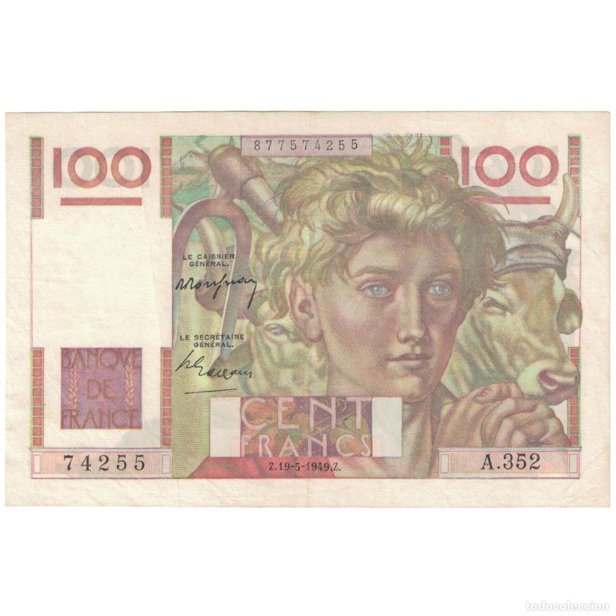 Banconote internazionali: [#193758] Francia, 100 Francs, 1945, A.352, EBC, Fayette:28.24, KM:128b