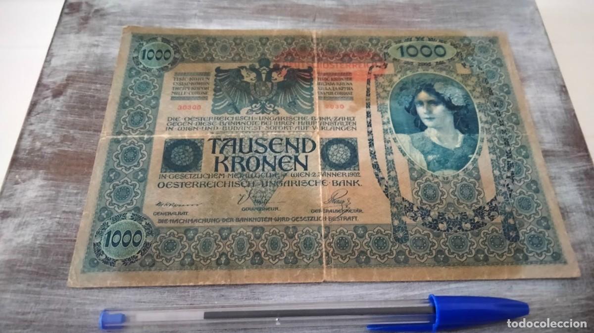 Billetes extranjeros: Billete 1000 Mark Alemania 1902 - Foto 1