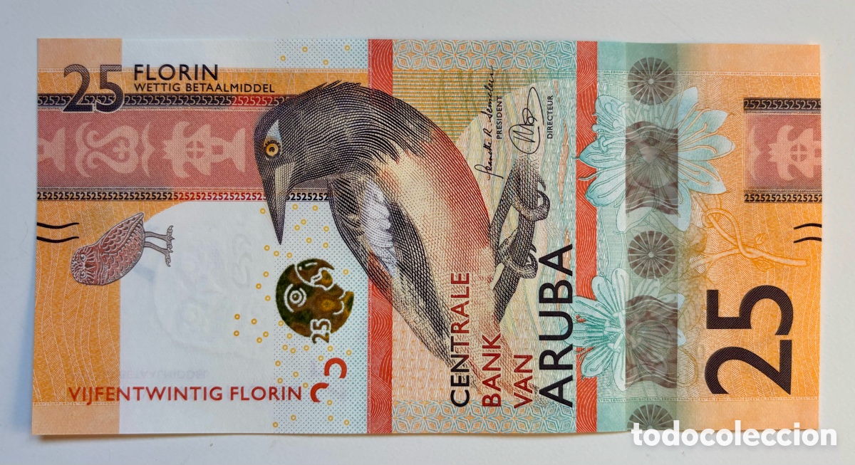 Banconote internazionali: Billete ARUBA 25 Florines 2019 SC . Florin
