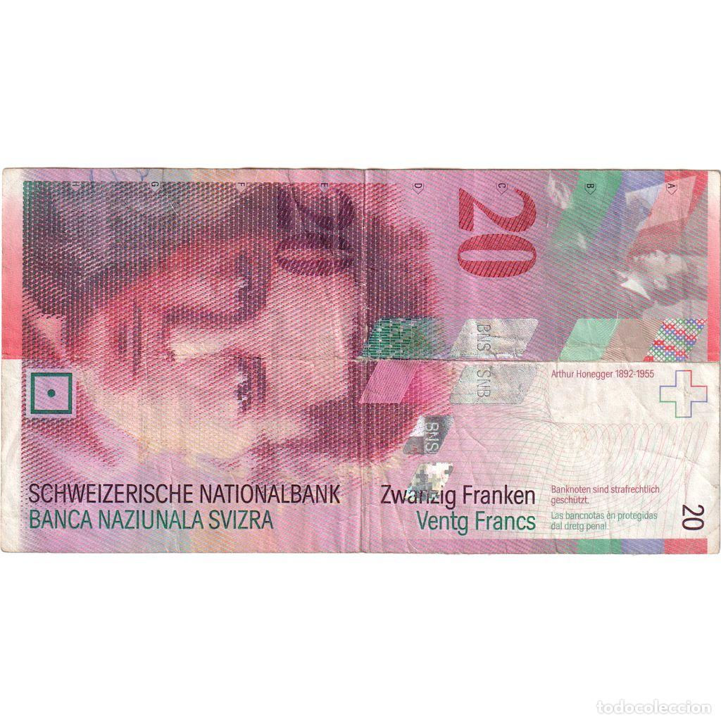 Billetes extranjeros: [#1233134] Suiza, 20 Francs, MBC