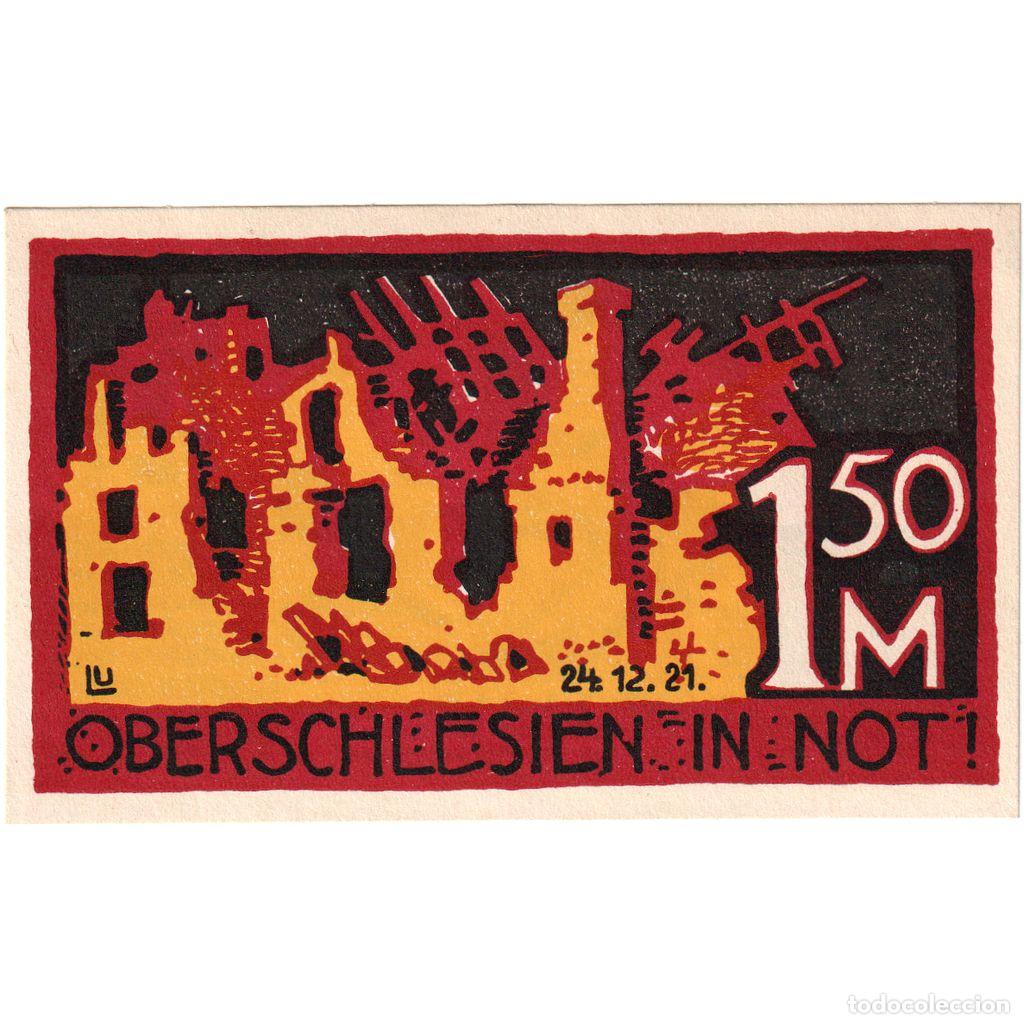 Banconote internazionali: [#1233141] Alemania, Schlesien, 1.5 Mark, 1921-12-24, UNC