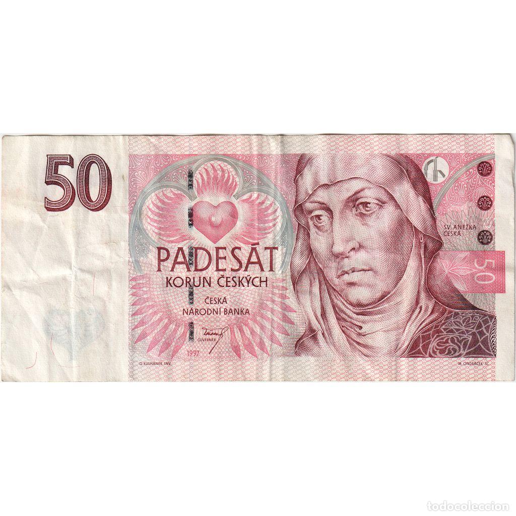 Billetes extranjeros: [#1233151] Rep&uacute;blica Checa, 50 Korun, Undated (1997), MBC