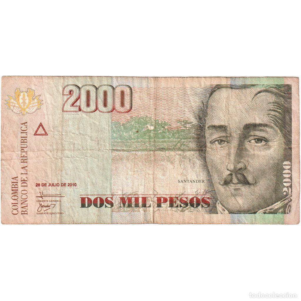 Billets internationaux: [#1233159] Colombia, 2000 Pesos, 2010-07-28, BC