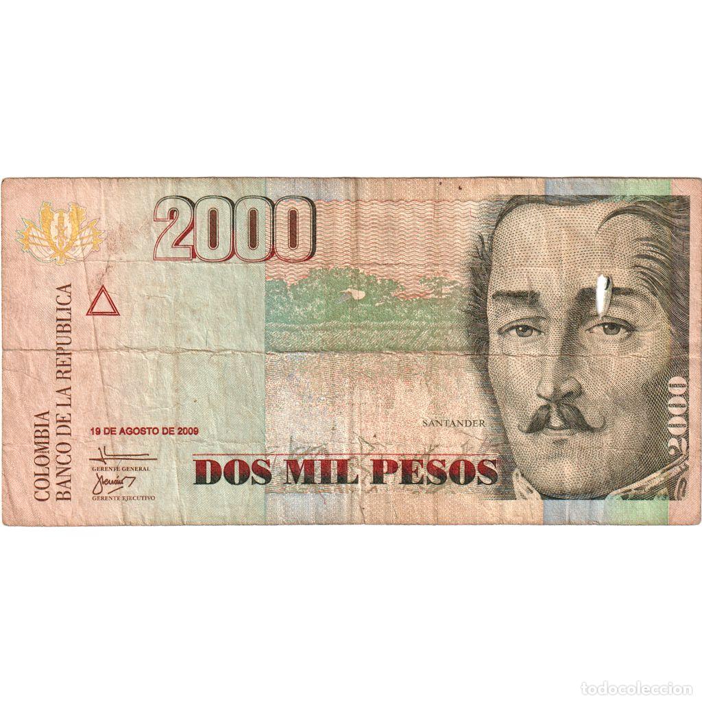 Billets internationaux: [#1233162] Colombia, 2000 Pesos, 2009-08-19, BC