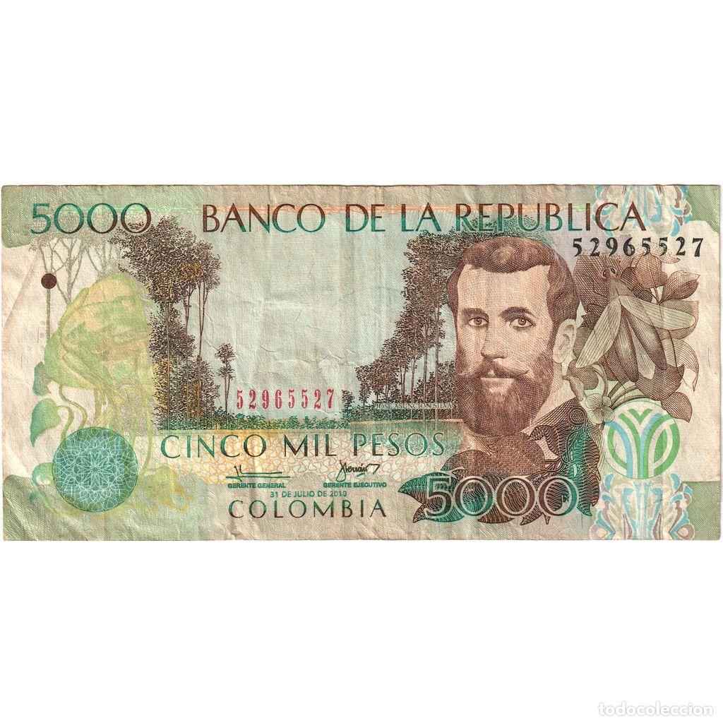 Billets internationaux: [#1233175] Colombia, 5000 Pesos, 2010-07-31, MBC