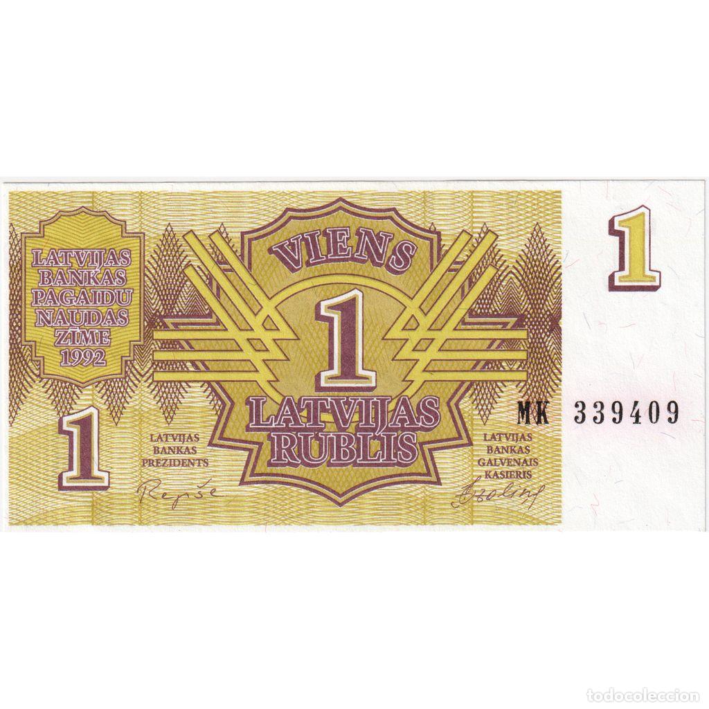 Billetes extranjeros: [#232787] Letonia, 1 Rublis, UNC - Foto 1