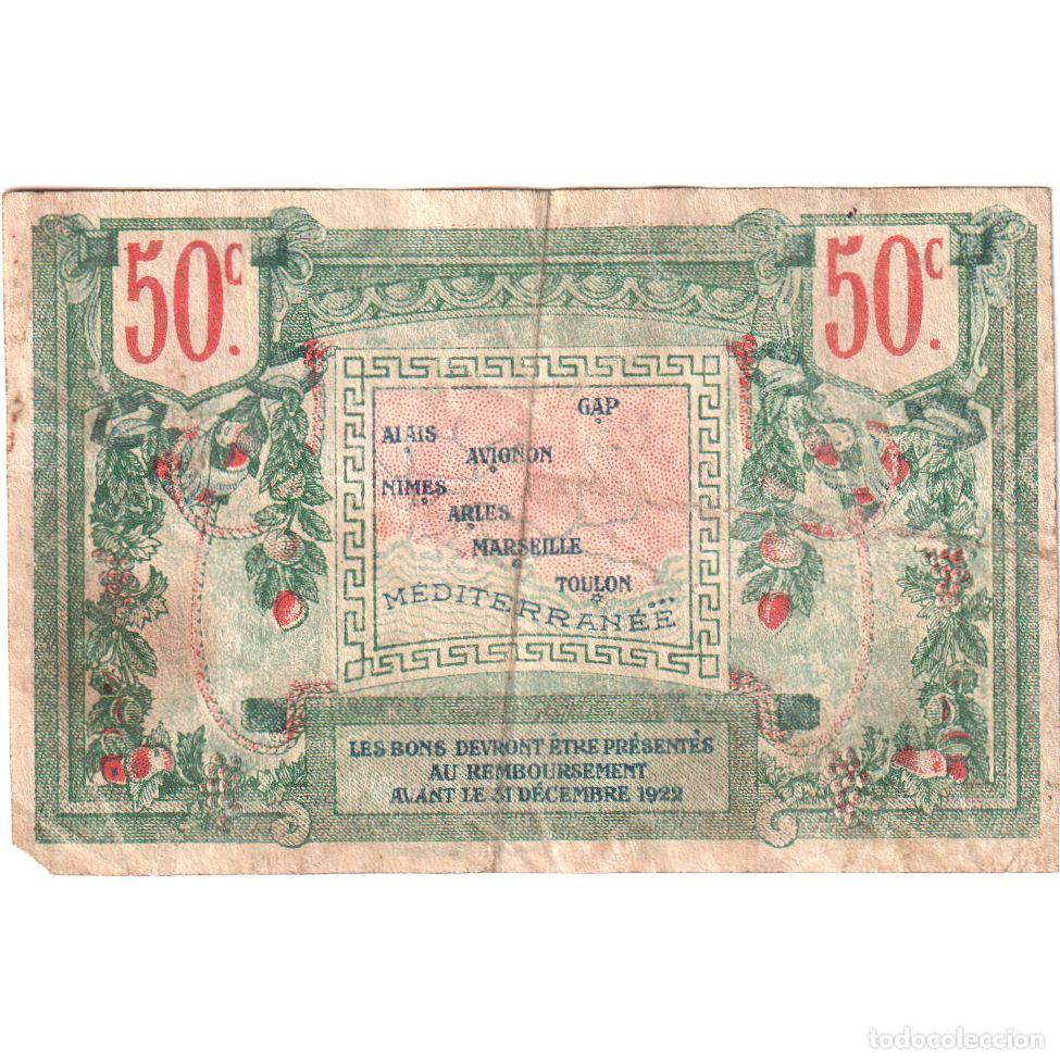 Billetes extranjeros: [#233860] Francia, 50 Centimes, 1922, BC - Foto 2