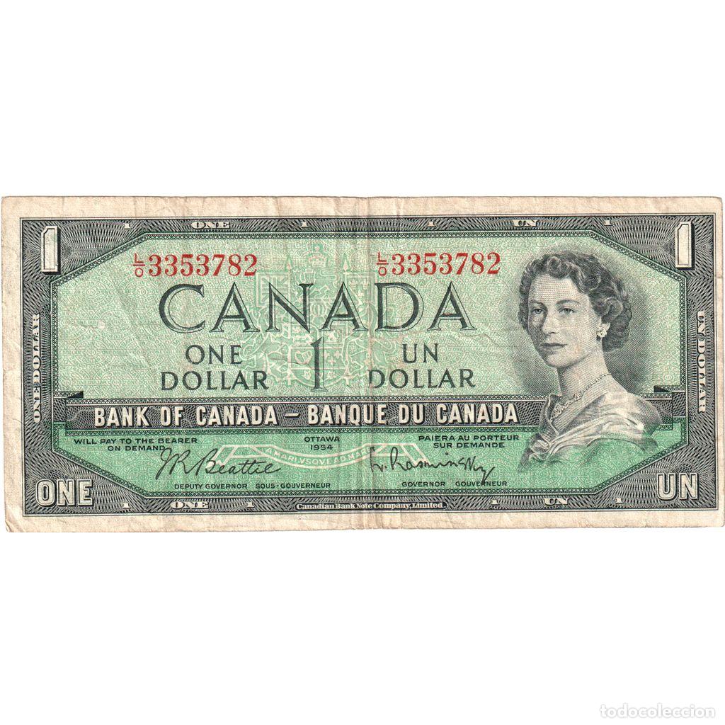 Billetes extranjeros: [#376971] Canad&aacute;, 1 Dollar, ND(1961-1972), BC - Foto 1