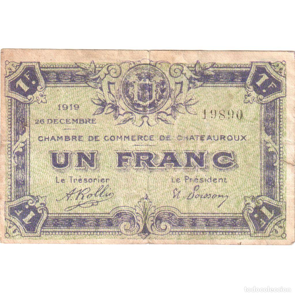 Billets internationaux: [#233937] Francia, 1 Franc, 1919-12-26, 69705, SC, Pirot:46-21