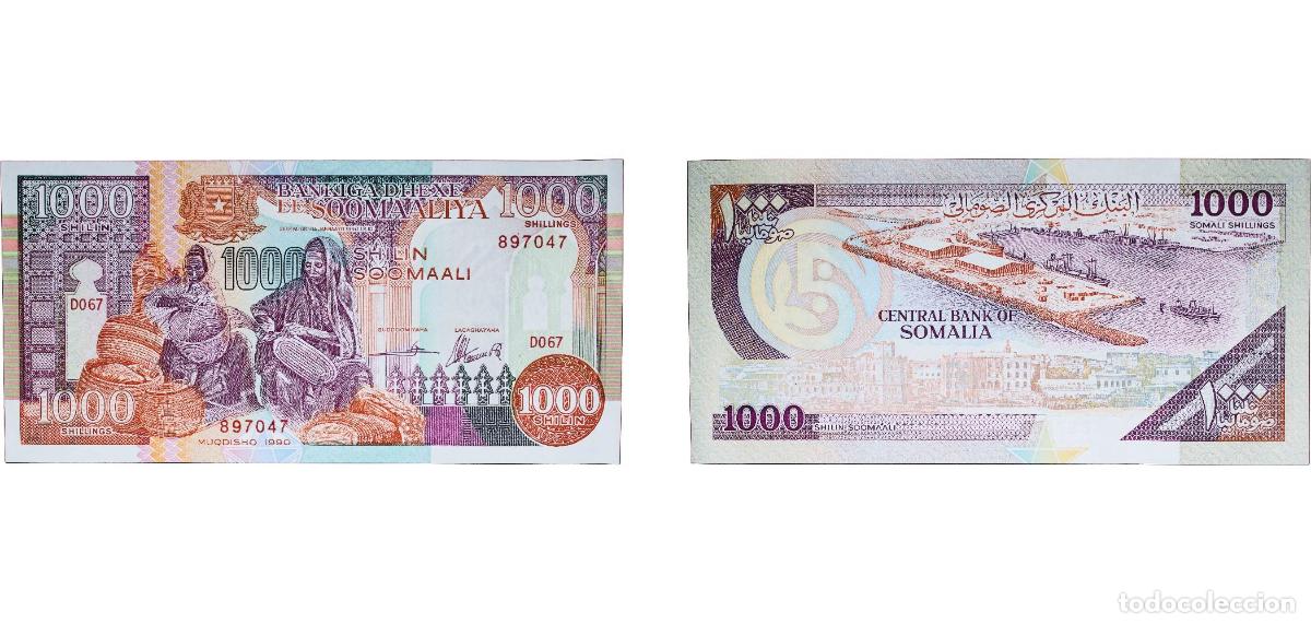 Banconote internazionali: Somalia Republic 1990 1000 Shilin / 1000 Shillings Paper UNC P 37
