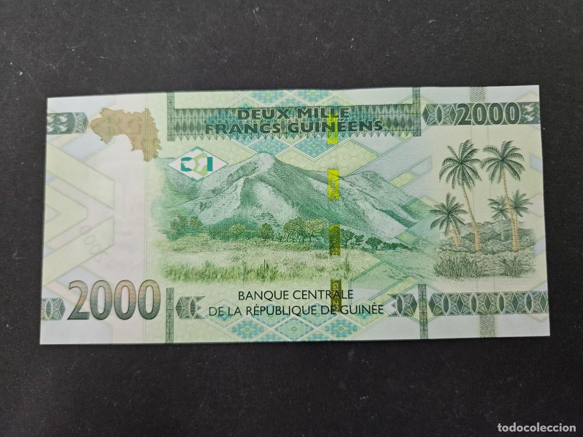 Billetes extranjeros: GUINEA 2000 FRANCOS 2022 S/C P=NEW - Foto 2