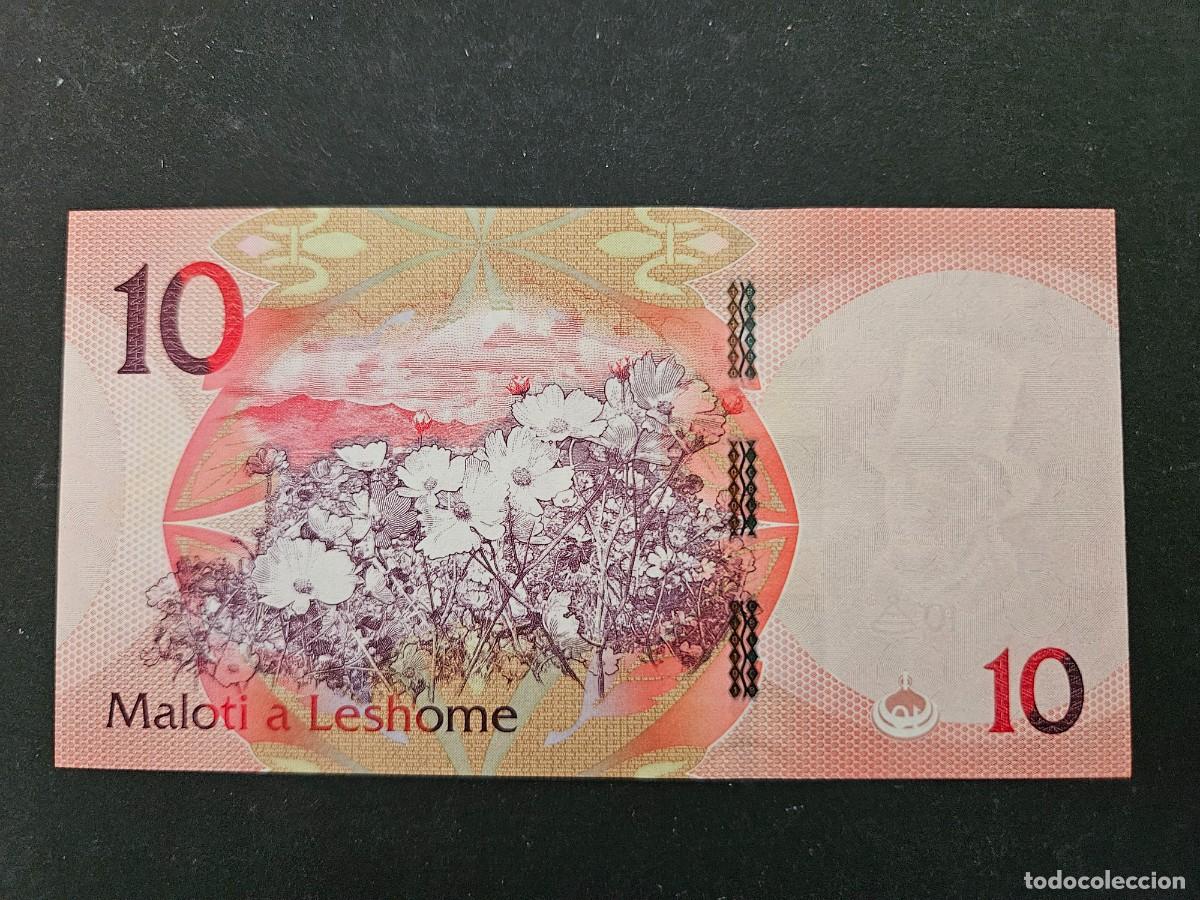 Billetes extranjeros: LESOTHO 10 MALOTI 2021 S/C P=NEW - Foto 2