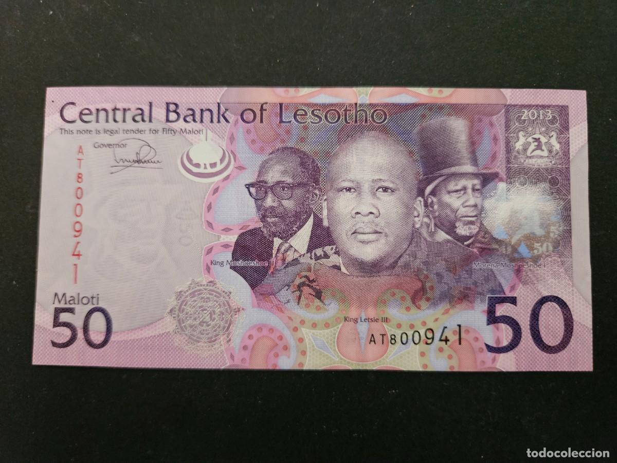 Billetes extranjeros: LESOTHO 50 MALOTI 2018 S/C P=23 - Foto 1