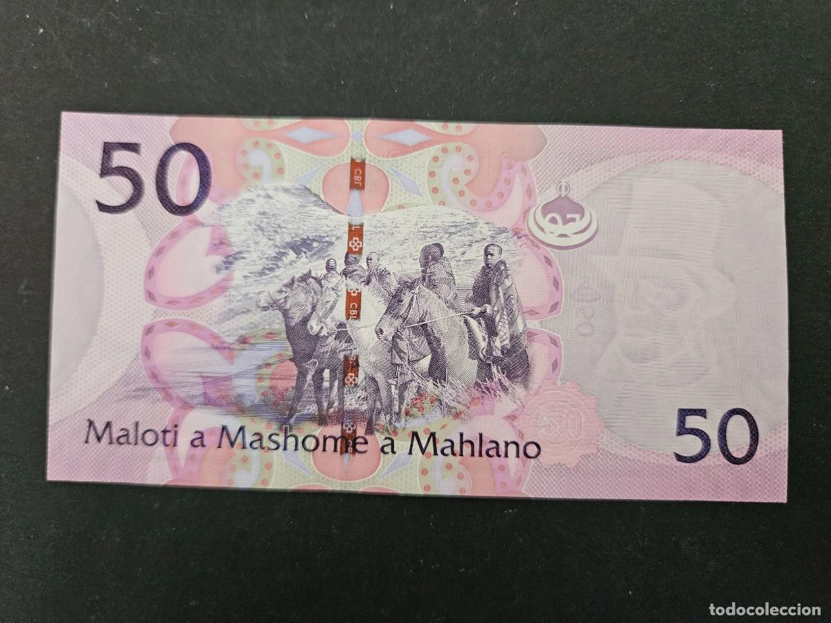 Billetes extranjeros: LESOTHO 50 MALOTI 2018 S/C P=23 - Foto 2